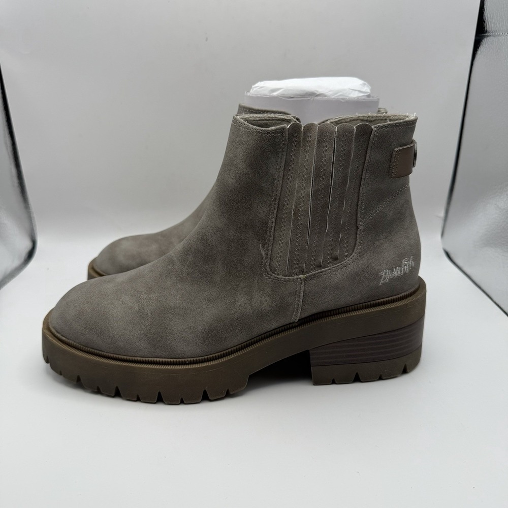 Blowfish Malibu Joy Grey Women's Sz Ankle Boots New Sz 10M